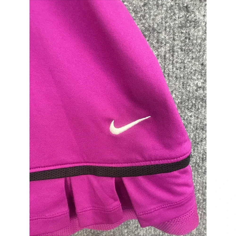 Nike Dri-FIT Women's Tennis Golf Pickleball Skort Sz L Purple Black Trim